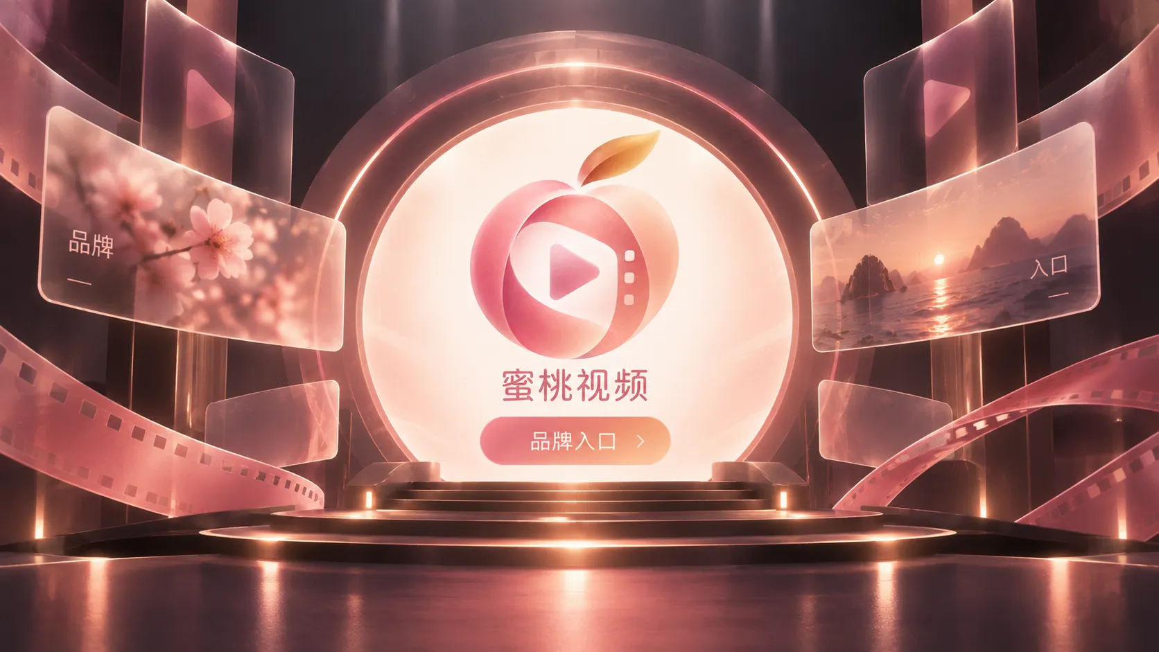 极简室内环境中的稳定机位视频画面